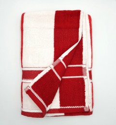 TOWEL (RED & WHITE) (FRH)