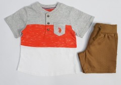 US POLO ASSN Boys 2 Pcs Shorty Set (AS PHOTO) (2 To 4 Years)