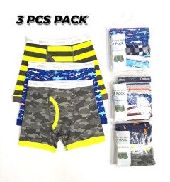 OSHKOSH 3 Pcs Boys Boxer Shorts Pack ( Random Color) (4 to 14 Years)