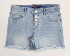 BLUE CANDY Girls Jeans Short (LIGHT BLUE) (8 to 14 Years)
