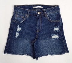 LEFTIES Ladies Jeans Short (DARK BLUE) (24 to 32)