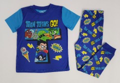Boys 2 Pcs Pyjama Set (BLUE) (6 to 12 Years)