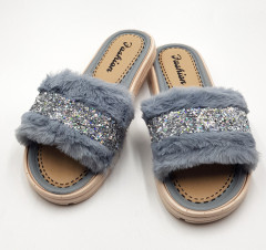 FASHION Ladies Slippers ( GRAY ) (37 to 41)