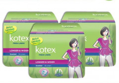 Kotex Fresh Liner Longer & Wider Aloe Vera Pantyliner 16S (CARGO)