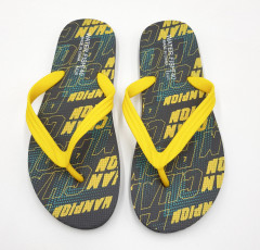 Mens Slippers ( YELLOW - BLACK ) (40 to 45)