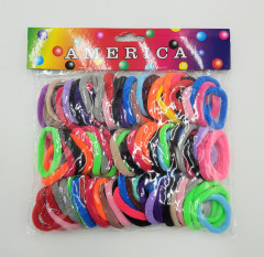AMERICA Multicolored Rubber Band (Random Color) (Os) (GM)