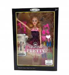 Cute barbie Doll Set Wit Accessories, Good Gift For Kids