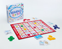 Sequence for Kids is a kids Educational board game that does not require reading.  Suitable for 3+ year old kids.  A good start that makes learning fun, Play and learn