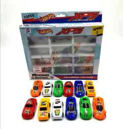 12 Pcs Mini Cars Metal Racing Car Set Die Cast Vehicles Toy for Kids