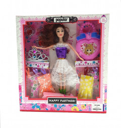 Cute barbie Doll Set Wit Accessories, Good Gift For Kids