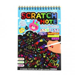 Art A5 Scratch Note Scratch Paper