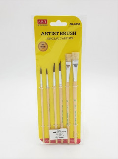 6 Pcs Artist Brush Set