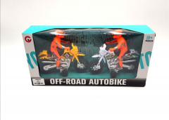 2 Pcs Spectacular Toy Motorcycle Off Road Motorcyclist Autobike