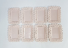 8 Pcs Disposable Plastic Plates Pack