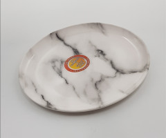 Eco Moon Small Plate Faux Marble