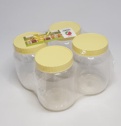 4 Pcs Container Set - Plastic Grocery Container