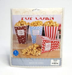 Set of 4 Pcs Popcorn Snack for Birthday Christening Party Baby Shower Party