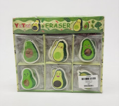 30 Pcs Avocado Eraser Design
