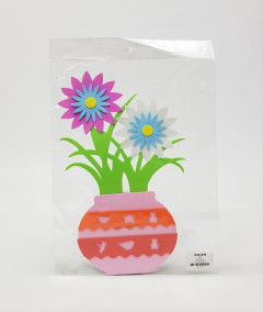 Self Adhesive Eva Foam Wall Stickers Flower Stem Designed