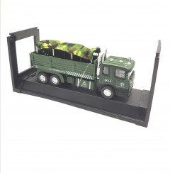 Miniature Military Truck Army Metal Cabin