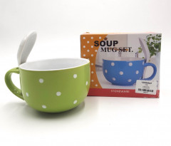Ceramic Soup Mug Set