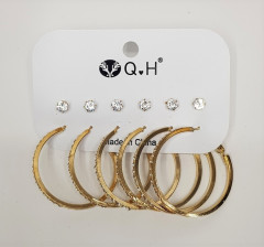 6 Pcs Hoop Earrings Pack