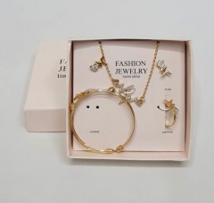 Ladies Jewelry Sets Necklace Ring Earring bracelet Set