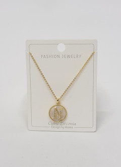 Initial Letter Necklace N