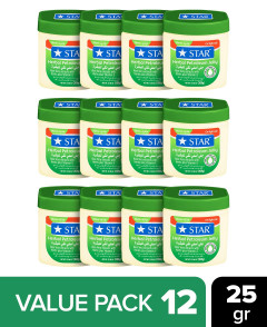 12 Pcs Star Vaseline Herbal Petroleum Jelly (12X25) (CARGO)