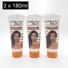 3 Pcs Cream Silk Set  Hair Dry Rescue Conditioner (180ml) (CARGO)