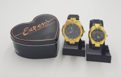 Exponi 2 Pcs Couple Watches