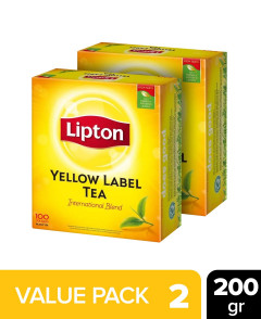(Food) 2 Pcs Bundle Lipton Yellow Label Black Loose Tea (2X200g)
