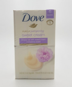 6 Pcs Bundle Dove Sweet Cream Beaty Bar Peony Scent (6X106g) (CARGO)