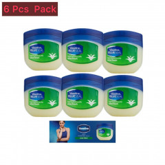 6 Pcs Bundle Vaseline BLUE SEAL Aloe Fresh Light Hydrating Jelly (6X250ml) (Cargo)