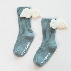 New Cotton Baby Socks With Pompom Knit Knee High Newborn Socks
