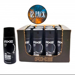 12 Pcs Bundle Desodorante Bodyspray Axe Black Spray (12X150ml) (Cargo)
