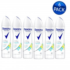 6 Pcs Bundle Rexona stay fresh dry spray for women (6X150ml) (Cargo)