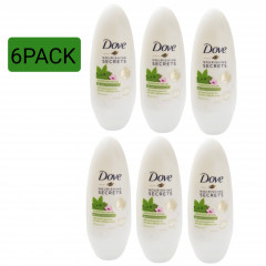 6 Pcs Bundle Dove Invisible Care AwKENING Ritual Floral Touch Roll-On Deodorant (6X50Ml) (Cargo)