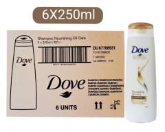 6 Pcs Bundle Dove Nationals Solutions OIL CARE (6X250ml) (Cargo)