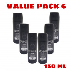 6 Pcs Bundle Axe Block Deodorant Body Spray (6X150ml) (Cargo)