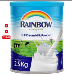 (Food) Rainbow Full Cream Milk Powder (2.5kg)