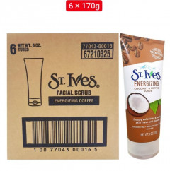6 Pcs  St.lves Energyzing Coconut-Coffee Scrub (6X170g )(Cargo)