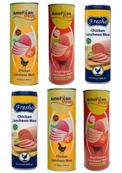 (Food) 6 Pcs AMERICAN FRESH Bundle Assorted Canned  (6X850G)[CARGO 6B]