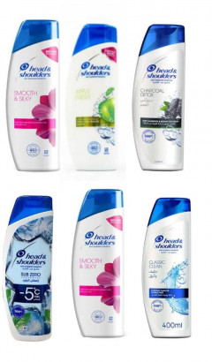 6 Pcs HEAD&SHOULDERS Bundle Assorted Shampoo (6X400ML)[CARGO 6B]